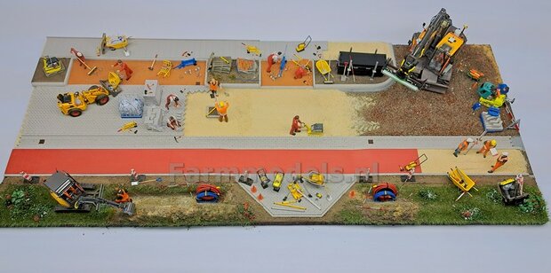 Voorbeeld foto&#039;s mini diorama Stratemakers en grondverzet