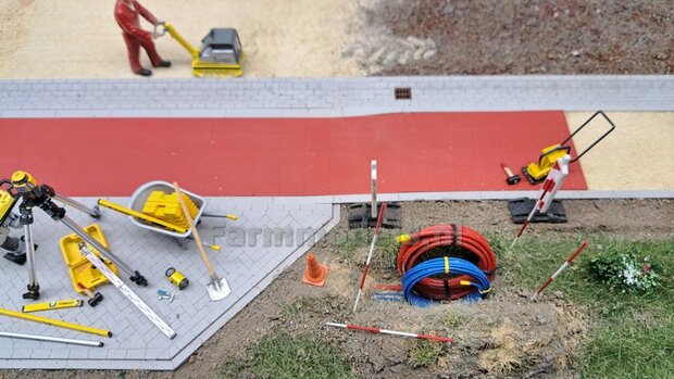 Voorbeeld foto&#039;s mini diorama Stratemakers en grondverzet
