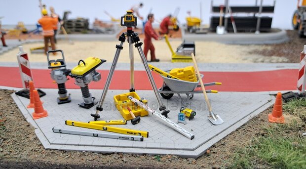 Voorbeeld foto&#039;s mini diorama Stratemakers en grondverzet