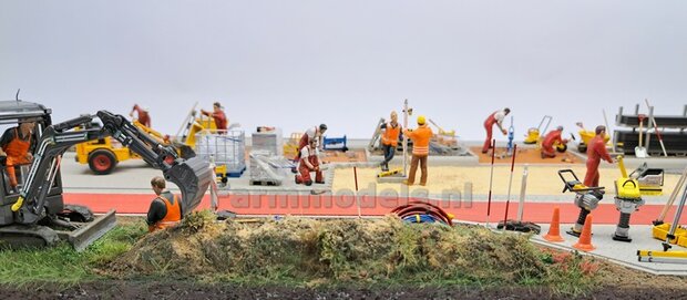 Voorbeeld foto&#039;s mini diorama Stratemakers en grondverzet