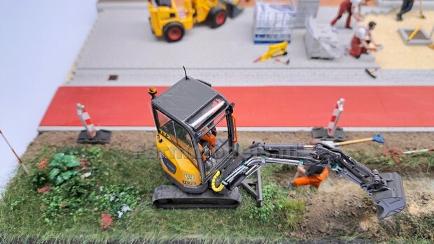Voorbeeld foto&#039;s mini diorama Stratemakers en grondverzet