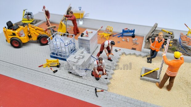 Voorbeeld foto&#039;s mini diorama Stratemakers en grondverzet
