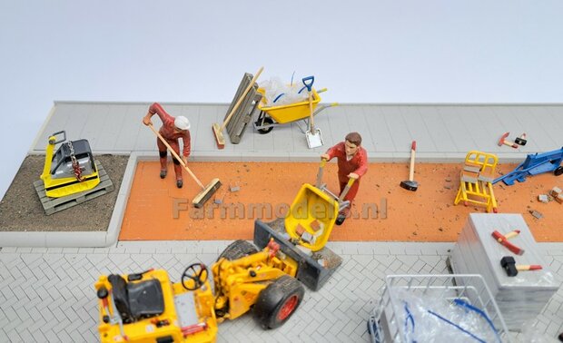 Voorbeeld foto&#039;s mini diorama Stratemakers en grondverzet