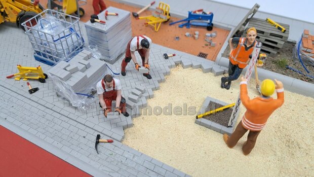Voorbeeld foto&#039;s mini diorama Stratemakers en grondverzet
