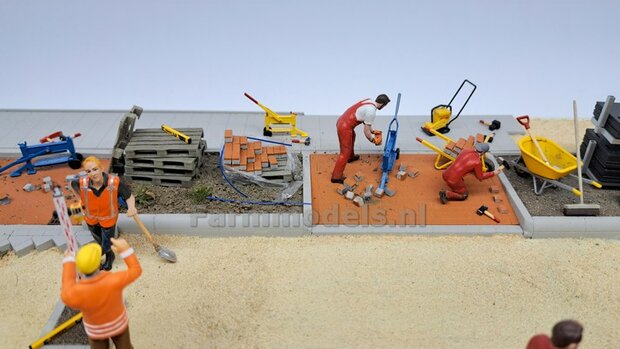 Voorbeeld foto&#039;s mini diorama Stratemakers en grondverzet