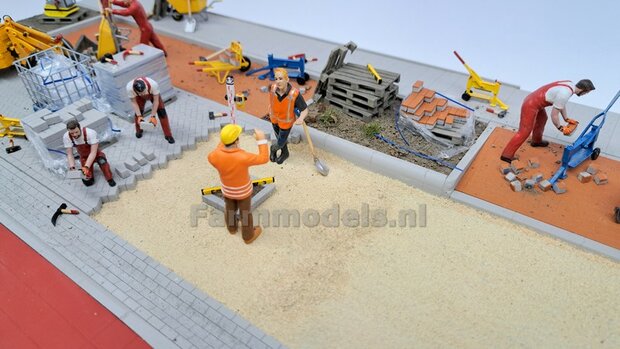Voorbeeld foto&#039;s mini diorama Stratemakers en grondverzet