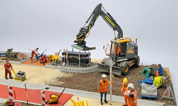 Voorbeeld foto&#039;s mini diorama Stratemakers en grondverzet