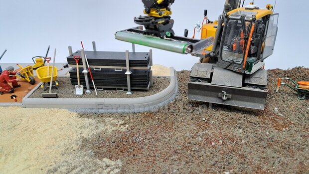 Voorbeeld foto&#039;s mini diorama Stratemakers en grondverzet