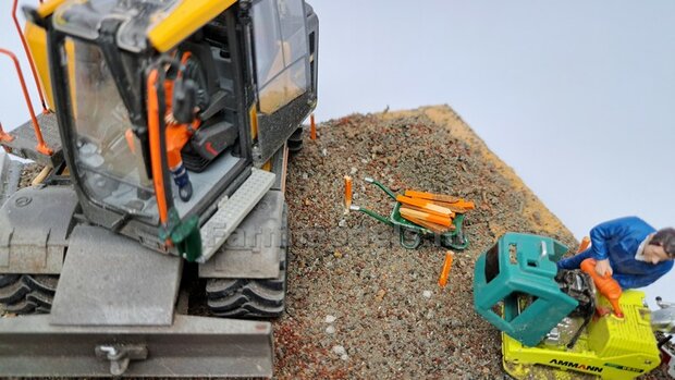 Voorbeeld foto&#039;s mini diorama Stratemakers en grondverzet