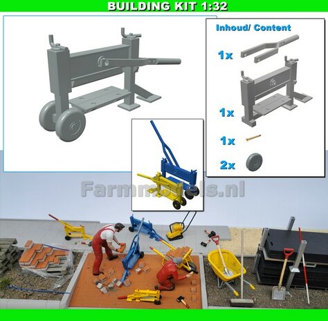 BOUWKIT: STENENKNIPPER &quot;NORMAAL&quot; Materiaal RESIN BLANK geleverd 1:32