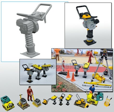 SLEUVENSTAMPER Universeel Materiaal RESIN BLANK Geleverd 1:32