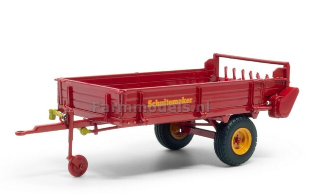 Schuitemaker SMS trailer met strooiunit 1:32 Universal Hobbies UH6496      
