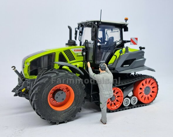 &Oslash; 54.8 x 25.8 mm: CLAAS 960 TT: 2x Michelin Axiobib2 Banden + Resin Velgen CLAAS ORANJE Gespoten 1:32 Farmmodels Premium Line Series 