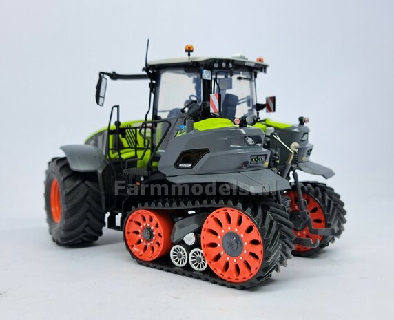 &Oslash; 54.8 x 25.8 mm: CLAAS 960 TT: 2x Michelin Axiobib2 Banden + Resin Velgen CLAAS ORANJE Gespoten 1:32 Farmmodels Premium Line Series 