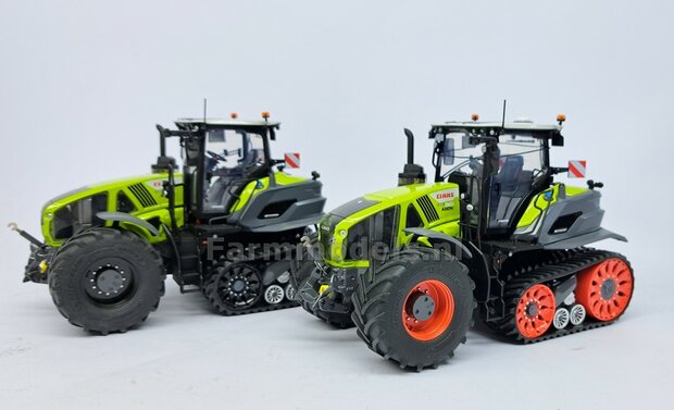&Oslash; 54.8 x 25.8 mm: CLAAS 960 TT: 2x Michelin Axiobib2 Banden + Resin Velgen ZWART GLANS Gespoten 1:32 Farmmodels Premium Line Series 