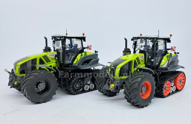 &Oslash; 54.8 x 25.8 mm: CLAAS 960 TT: 2x Michelin Axiobib2 Banden + Resin Velgen ZWART GLANS Gespoten 1:32 Farmmodels Premium Line Series 