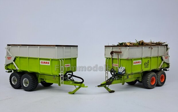 2x FAD Naafdop &Oslash; 8mm  Resin CLAAS DONKER GRIJS gespoten geleverd  1:32  Farmmodels 