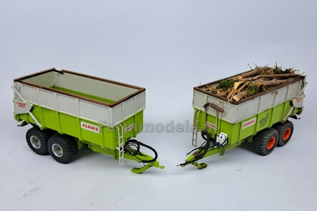 2x FAD Naafdop &Oslash; 8mm  Resin CLAAS DONKER GRIJS gespoten geleverd  1:32  Farmmodels 