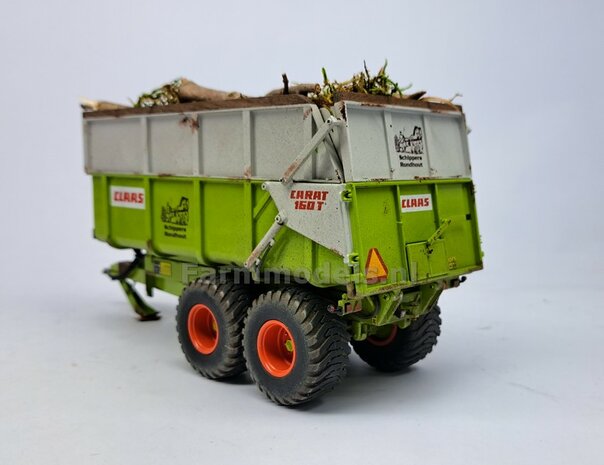 &Oslash; 42.2 mm: CLAAS CARAT 160T: 2x Trelleborg Banden &quot;NORMAL&quot;  met RESIN Velgen  BLANK geleverd  1:32   Farmmodels Custom Line Series  