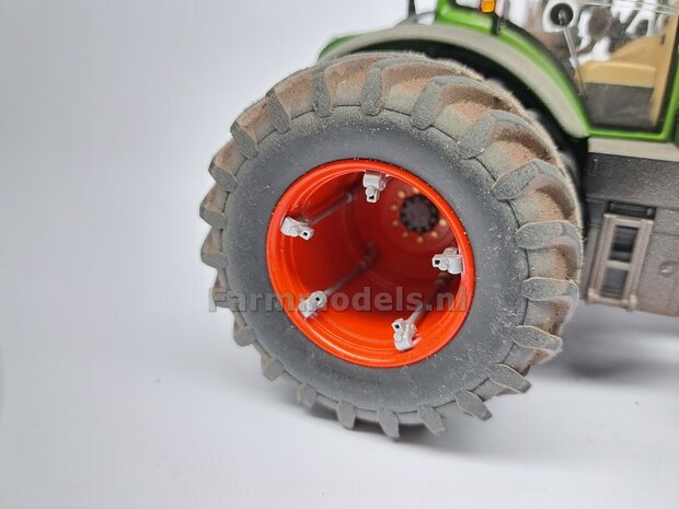 VOLUMEVOORDEEL: 24x FORREZ - GS Schaad systeem lengte ong. 32mm RESIN, BLANK geleverd, geschikt voor montage dubbellucht set 1:32 