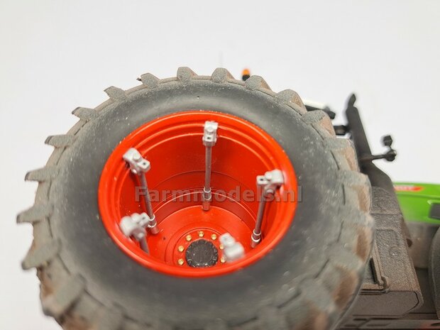 VOLUMEVOORDEEL: 24x FORREZ - GS Schaad systeem lengte ong. 32mm ALUMINIUM gespoten geschikt voor montage dubbellucht set 1:32 