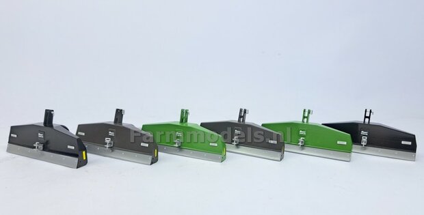 BOUWKIT: SUER 2400kg SCHUIFGEWICHT  85.5mm breed. RESIN + Kunststof Trekhaak + diverse stickers o.a. SLIJTPLAAT &amp; Trekhaak pinnen   1:32