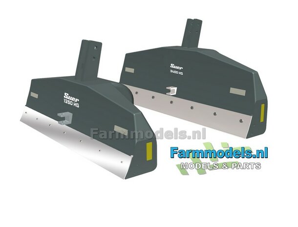 BOUWKIT: SUER 2400kg SCHUIFGEWICHT  85.5mm breed. Resin JOHN DEERE GROEN GESPOTEN + Kunststof Trekhaak ALUMINIUM Gespoten + diverse stickers o.a. SLIJTPLAAT + 2x pinnen 1:32