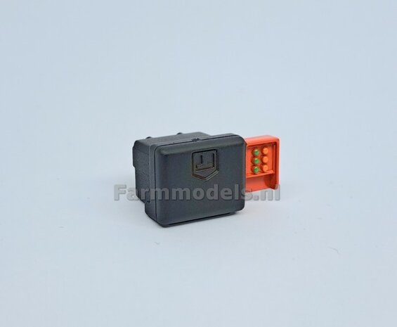 Bedieningskast met opbergkist  21.9mm  x 12.7mm  x 12.3mm  1:32 