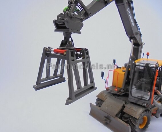 KOPPELSTUK SNELWISSEL aan S6/S60 snelwisselkoppeling geschikt voor Koppellen div. Hulpstukken NIEUWE UITVOERING 3D Geprint Materiaal Resin ANTRACIET gespoten geleverd 1:32                      
