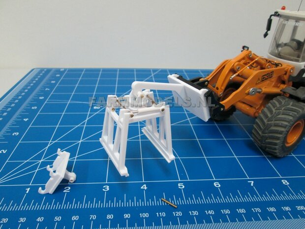 KOPPELSTUK SNELWISSEL aan S6/S60 snelwisselkoppeling geschikt voor Koppellen div. Hulpstukken NIEUWE UITVOERING 3D Geprint Materiaal Resin ANTRACIET gespoten geleverd 1:32                      