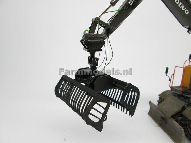 KOPPELSTUK SNELWISSEL aan S6/S60 snelwisselkoppeling geschikt voor Koppellen div. Hulpstukken NIEUWE UITVOERING 3D Geprint Materiaal Resin ANTRACIET gespoten geleverd 1:32                      