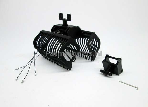 KOPPELSTUK SNELWISSEL aan S6/S60 snelwisselkoppeling geschikt voor Koppellen div. Hulpstukken NIEUWE UITVOERING 3D Geprint Materiaal Resin ANTRACIET gespoten geleverd 1:32                      