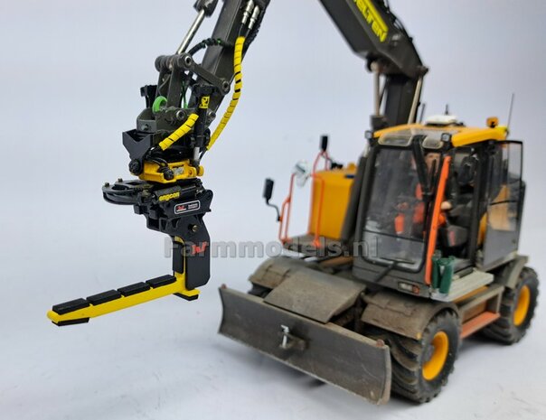 BOUWKIT: VERACHTERT (RIOOL-) BUIZENLEGGER  Beweegbaar met S60 Koppeling. Materiaal: Resin op KLEUR Gespoten incl. Verachtert Pr&eacute;-Cut Stickers geleverd 1:32 