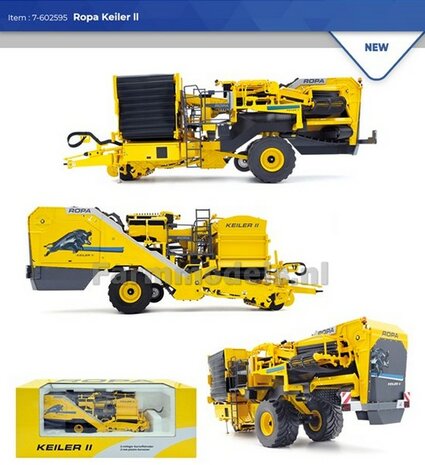 Ropa Keiler II RK22 getrokken aardappelrooier 1:32 ROS 602595   VERWACHT/EXPECTED NOVEMBER 2025