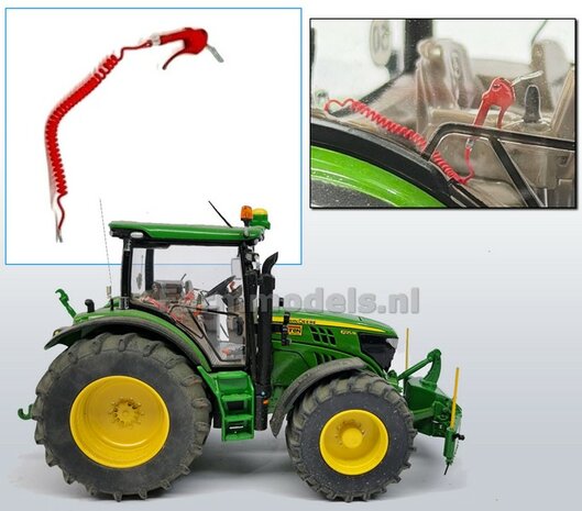 Blaaspistool JWL Air Boy met spiraaldraadje ROOD 1:32