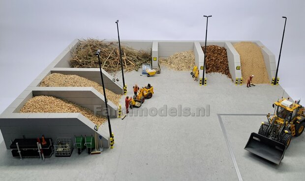 60 x 120cm: BETON FOLIE &quot;LIGHT CONCRETE&quot; met ECHT BETON RELI&Euml;F afmeting ruim 60cm x 120cm 1:32 