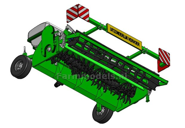 BOUWKIT: VERLICHTINGSBALK t.b.v. AVR MULTIVATOR HD frontfrees incl. Pr&eacute;-Cut decals  LET OP: BLANK geleverd, zelf in kleur zetten 1:32  LEVERBAAR BEGIN NOVEMBER 2025