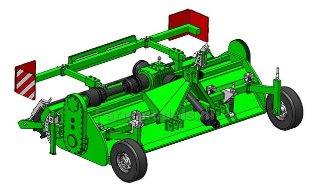 BOUWKIT: VERLICHTINGSBALK t.b.v. AVR MULTIVATOR HD frontfrees incl. Pr&eacute;-Cut decals  LET OP: BLANK geleverd, zelf in kleur zetten 1:32  LEVERBAAR BEGIN NOVEMBER 2025