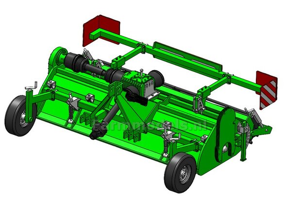 BOUWKIT: 2x VLOEISTOF TANKS met MONTAGE FRAMES t.b.v. AVR MULTIVATOR HD frontfrees  LET OP: BLANK geleverd, zelf in kleur zetten 1:32  LEVERBAAR BEGIN NOVEMBER 2025