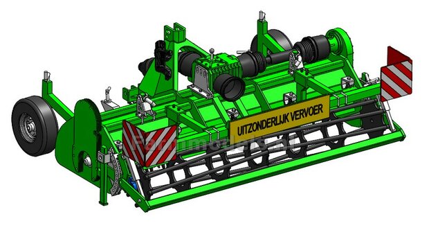 BOUWKIT: 2x VLOEISTOF TANKS met MONTAGE FRAMES t.b.v. AVR MULTIVATOR HD frontfrees  LET OP: BLANK geleverd, zelf in kleur zetten 1:32  LEVERBAAR BEGIN NOVEMBER 2025