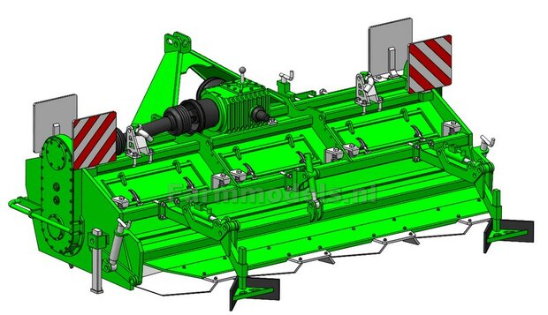 BOUWKIT:  AVR GE-Force HD 4 x 75 cm Rijenfrees LET OP: BLANK geleverd, zelf in kleur zetten 1:32  LEVERBAAR BEGIN NOVEMBER 2025