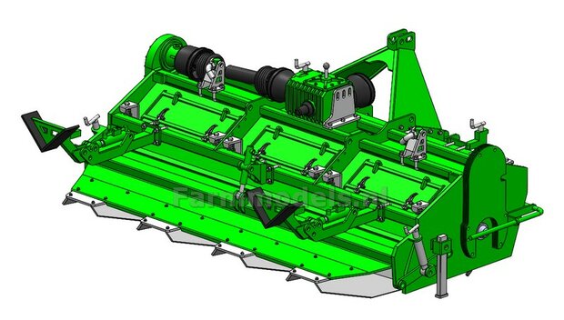BOUWKIT:  AVR GE-Force HD 4 x 75 cm Rijenfrees LET OP: BLANK geleverd, zelf in kleur zetten 1:32  LEVERBAAR BEGIN NOVEMBER 2025