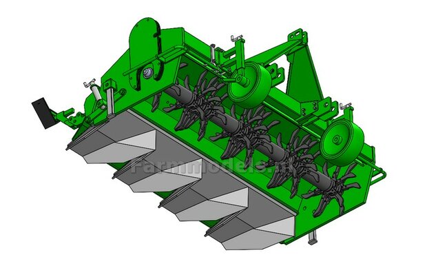 BOUWKIT:  AVR GE-Force HD 4 x 75 cm Rijenfrees LET OP: BLANK geleverd, zelf in kleur zetten 1:32  LEVERBAAR BEGIN NOVEMBER 2025