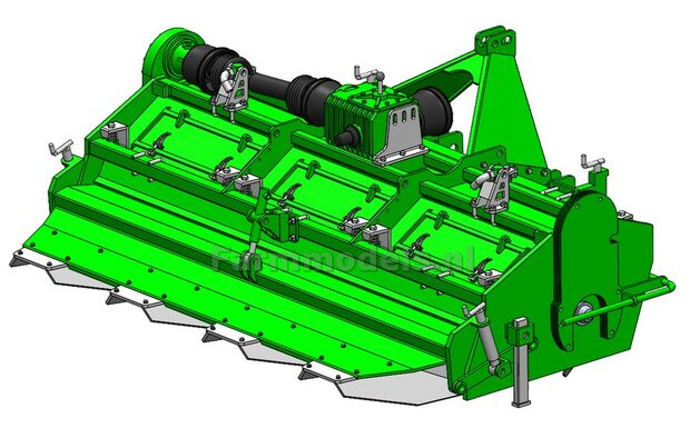 BOUWKIT:  AVR GE-Force HD 4 x 75 cm Rijenfrees LET OP: BLANK geleverd, zelf in kleur zetten 1:32  LEVERBAAR BEGIN NOVEMBER 2025