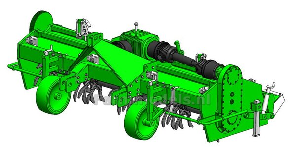 BOUWKIT:  AVR GE-Force HD 4 x 75 cm Rijenfrees LET OP: BLANK geleverd, zelf in kleur zetten 1:32  LEVERBAAR BEGIN NOVEMBER 2025