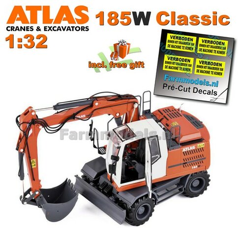 ATLAS 185W CLASSIC Colors mobiele kraan  + GRATIS stickerset  Limited Edition 750 stuks  1:32  AT3200153    NB2B   VERWACHT EIND NOVEMBER 2025