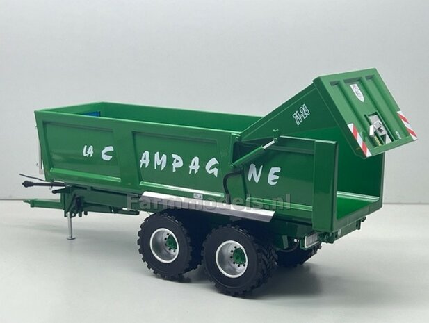 La Campagne 71-24 - kiepwagen GROEN LIM. ED. 2000 stuks 1:32 Replicagri REP278    VERWACHT NOVEMBER 2025/EXPECTED NOVEMBER 2025