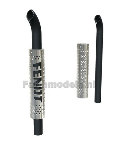 FENDT Beschermkap voor Uitlaat CHROOM gespoten &Oslash; 6,6 mm x 30 mm, geschikt voor uitlaat serie met &Oslash; 4,2 mm   1:32  