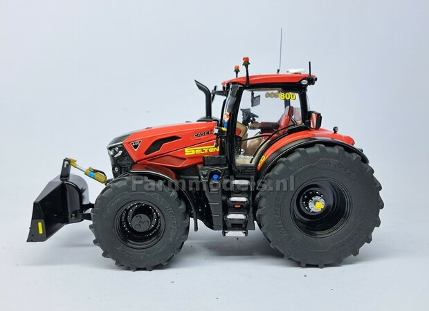 BOUWKIT: SUER 2400kg SCHUIFGEWICHT  85.5mm breed. Resin ZWART GESPOTEN + Kunststof Trekhaak ALUMINIUM Gespoten + diverse stickers o.a. SLIJTPLAAT + 2x pinnen 1:32