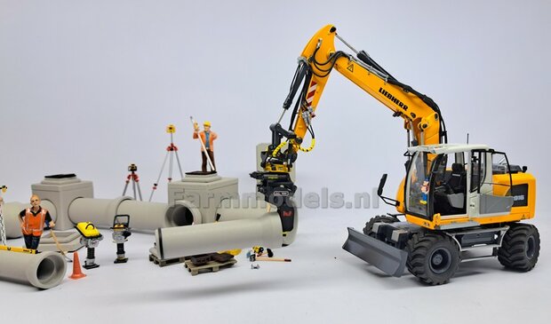 2x OPA pop.  1x 12.6mm + 1x 16.7mm  Super Gedetailleerd Resin, Handgeschilderd geleverd op kleur 1:32